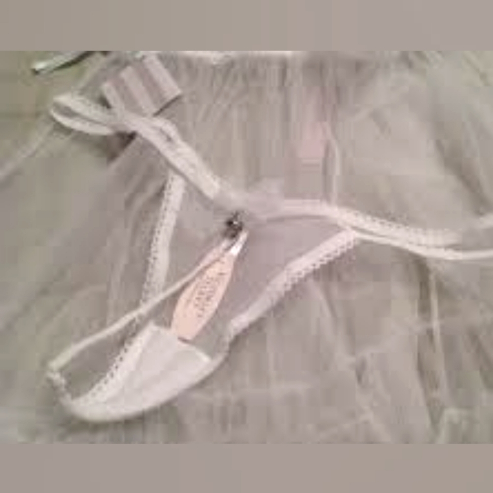 Victorias Secret sheer white babydoll from the "I Do" collection. - Picture 5 of 8
